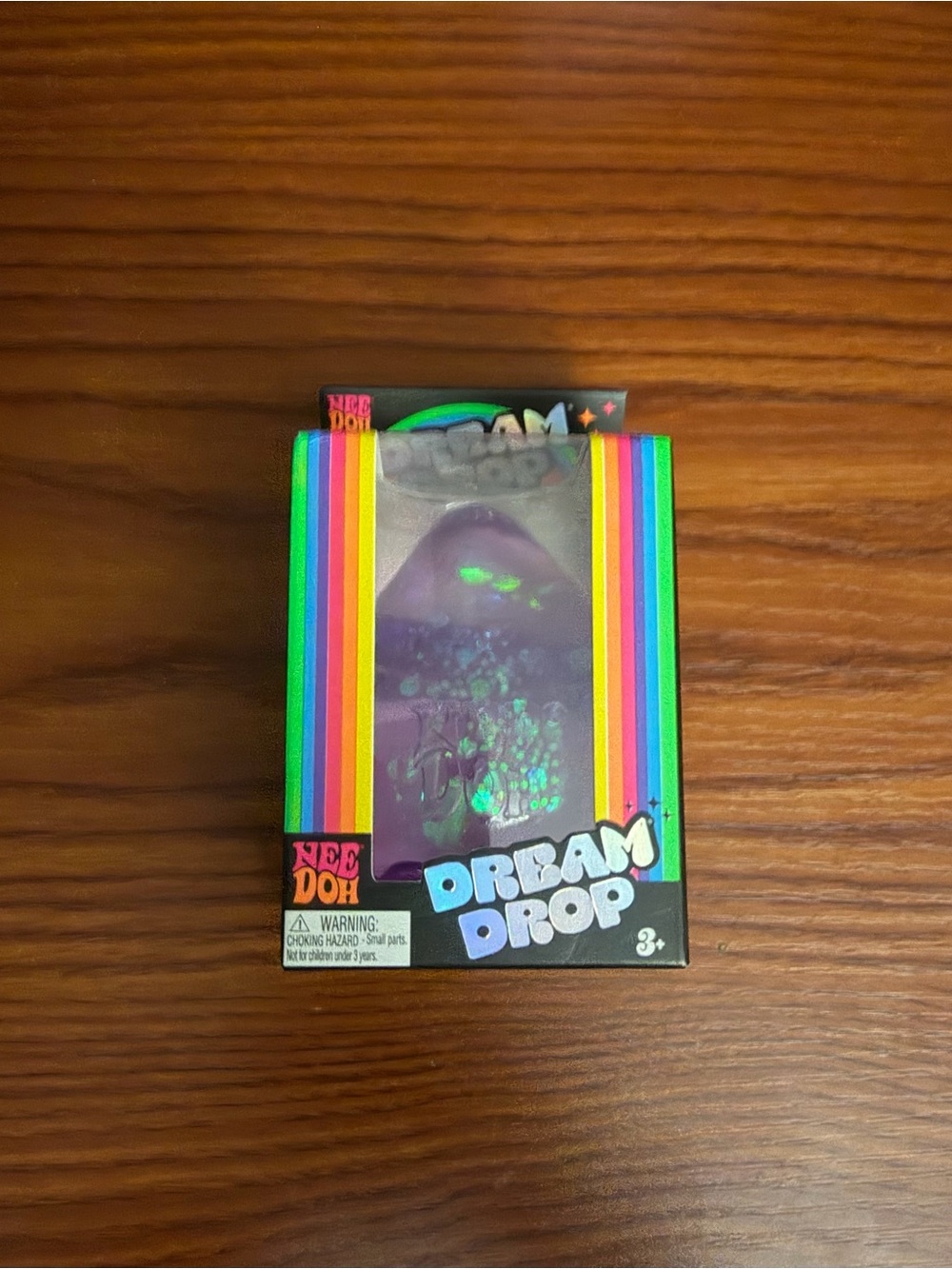 🩷NeeDoh Purple Sparkle Dream Drop Squeezy Squishy Toy Schylling